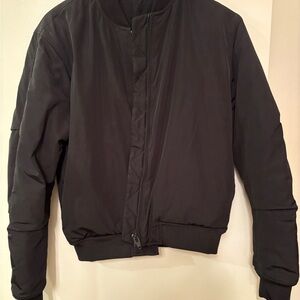 Alexander Wang Classic Black Bomber Jacket